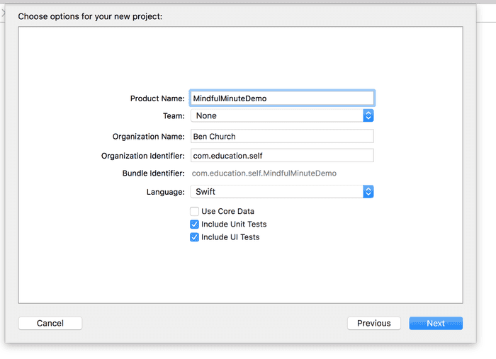 You should be able to leave this all the same with the exception of my name.