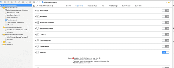Include HealthKit into our App